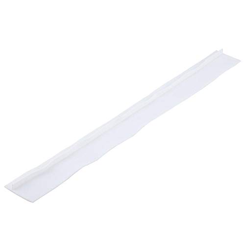 1pc Coperchio del divario del fornello Striscia in silicone Stufa resistente al calore lungo Riempitivi Versamenti Contatore cucina Tappo Riempimento Coperchio sigillante(bianco)