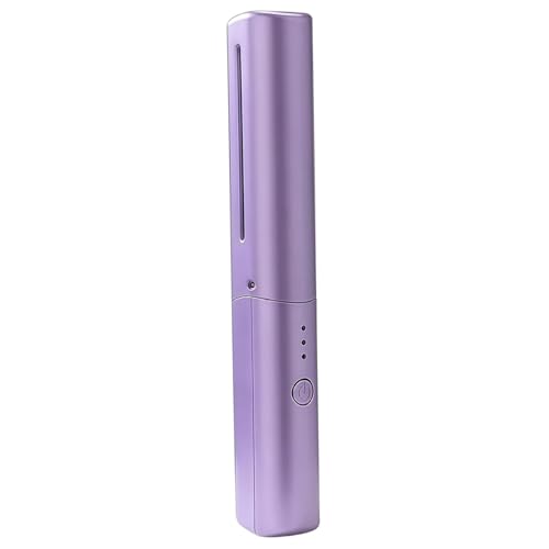 Peine para el cabello 2 en 1 mini inalámbrico cerámico morado miniatura 4