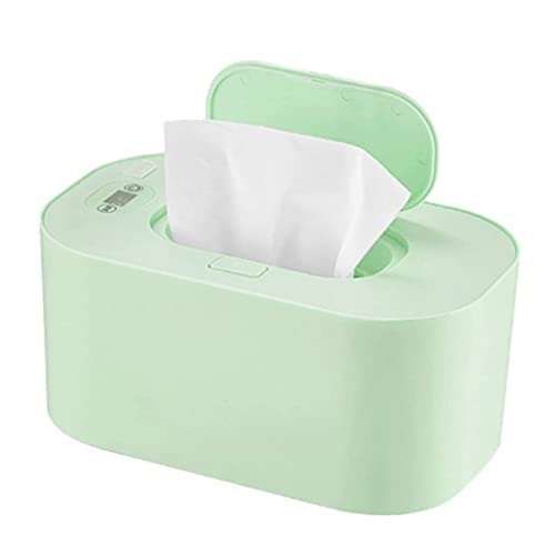 SouiWuzi USB Baby Wipe Warmer, USB Baby Wipe Warmer, dispensador de toallitas húmedas para bebés, Calentador de pañales portátil de Gran Capacidad para el automóvil en casa Viajar