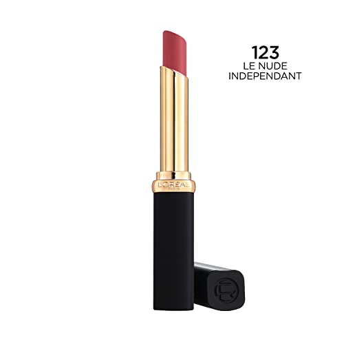 L'Oreal Paris Colour Riche Intense Volume Matte Lipstick, Lip Color Infused with Hyaluronic Acid for up to 16hr All Day Comfort, Le Nude Independant, 0.06 Oz - image 6