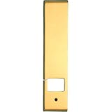 1 PZ PLACCA AVVOLGITORE INCASSO COTTALI MM 53X240 OTTONE LUCIDO