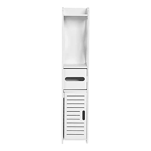 XUANYU 4 Niveaux Petit Colonne Armoire de Salle de Bain Meuble de Rangement pour Toilettes Support...