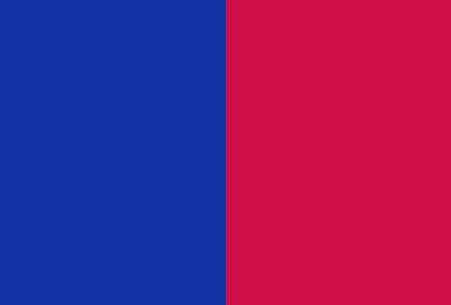 Drapeau paysage de Guastalla grand format 1.35m² haute résistance