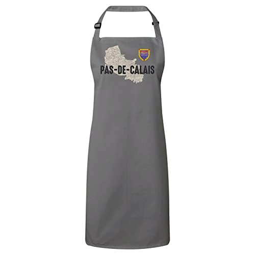 Tablier cuisine premium gris Pas de Calais 62 carte ancienne Arras