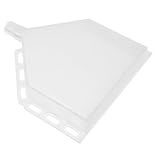 HOMSFOU Wetterfeste Tropfschale für Klimaanlagen aus Kunststoff mit Präzisem 1,5cm Lochdurchmesser Schützendes Auffangwanne Zubehör für Außengeräte