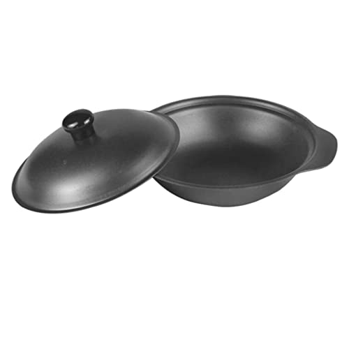 Cocotte en fer avec couvercle pour braiser et cuire lentement S3