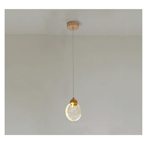 Lustre de chevet LED en cristal avec diffusion lumineuse anti-éblouissement