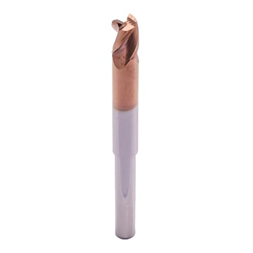 Image of High Performance Solid Carbide End Mill for Aluminum - TiSiN Coated, 3 Flute, 37 Helix, 3 /8 inch Cutting Diameter, 5 /16 inch Reduced Shank for Router, 1 /2 inch Length of Cut, 3-3 /4 inch Overall Length, Square End