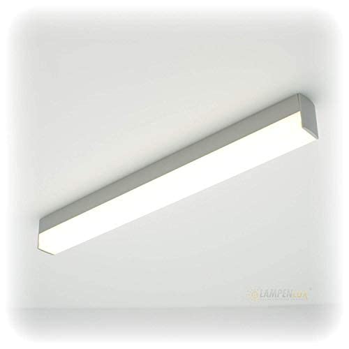 Lampenlux LED Wandlampe Aaron Unterbauleuchte 114cm 24W 230V inkl. Trafo Grau Cover