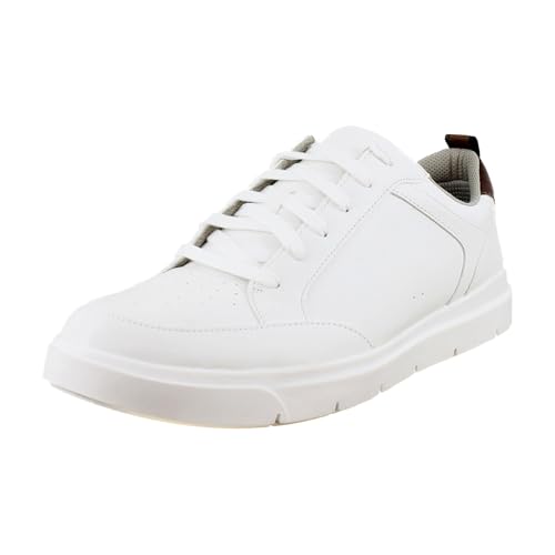 Dr. Scholl's Mens Catch Thrills Lace Up Casual Sneaker White