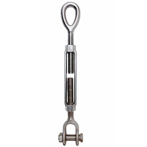 Tensores para cables Quijada 5/8" x 6" acero inoxidable T316 con carga máxima de 3,500 Lbs miniatura 4
