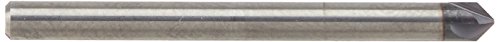 Image of Kodiak Cutting Tools KCT253257 USA Made Solid Carbide Chamfer Mill, AlTiN Coated, 90 Degree, 4 Flute, 1 /8 inch Shank, 1 /8 inch Diameter, 1-1 /2 inch Overall Length
