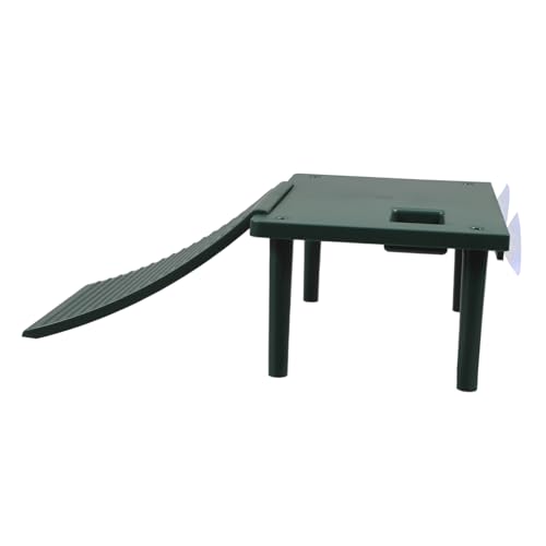 POPETPOP Turtle Terrace Pet Accesorios De Basking Ramps Plataforma Basking Plataforma para Acuáticas Tank para Hábitat De Repile Tantador De Tornilla Abs