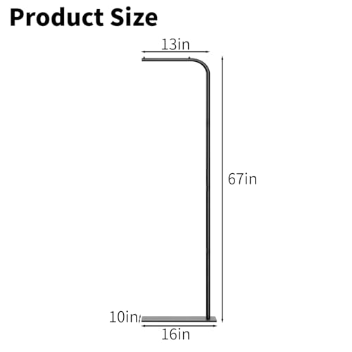image for TBTFW 67 Inch High Hanging Bird Cage Stand, Bird Feeder Stand with Bas