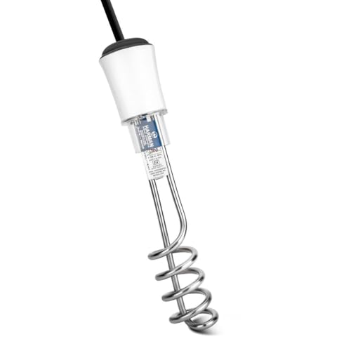 HM Electric Immersion Water Heater Rod | 1500 Watt Portable Water...