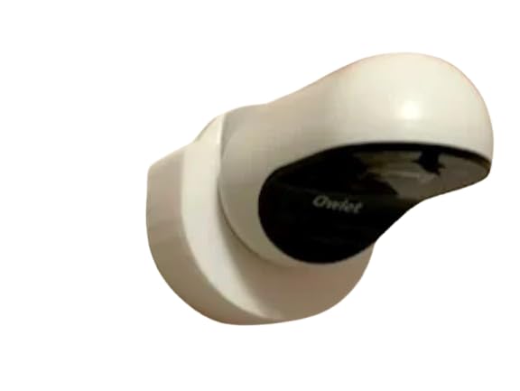 Owlet Cam V2 Baby Monitor Mount, White, Wall Mount, 360° Adjustable Viewing, Compatible with Owlet Smart Sock