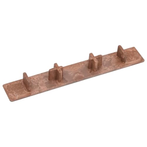 Cervaline Embouts de terrasse 10 pcs Marron Plastique,Quincaillerie,Matériaux de Construction,Tapis & revêtements de Sol,0.24 kg-149002