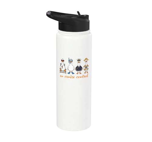 Cruise Trip Silly Goose Summer Vacation On Cruise A Control Stainless Steel Insulated Water Bottle