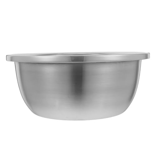 Bowl metálico grande de acero inoxidable 30 cm miniatura 1