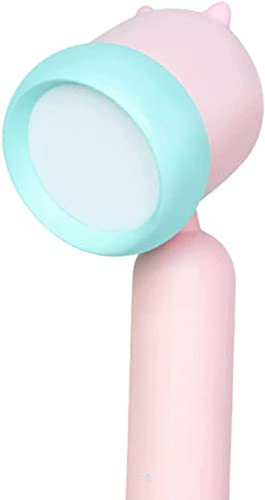 Lampe de table enfant USB et veilleuse rose pour lire sans reflets