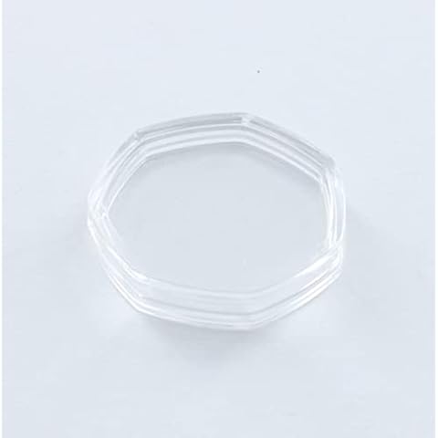 Premium Rimless 7 Sided Heptagon 50p Shaped Coin Capsules (20) Cover
