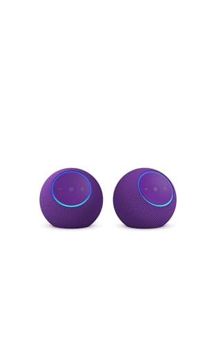 Echo Dot Max (newest model) stereo pair, Amethyst
