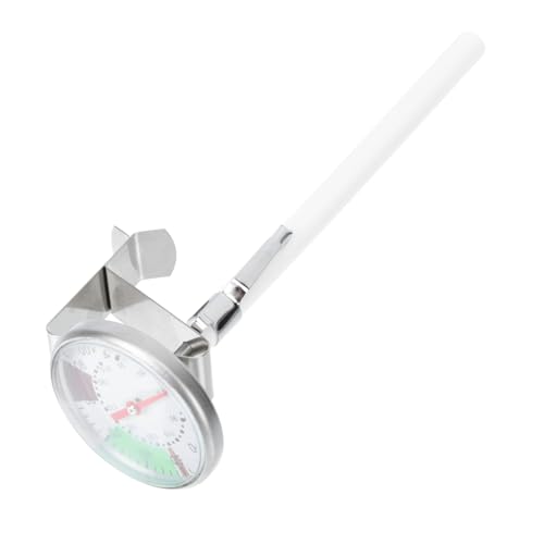 STOBAZA 1Pc Probe Thermometer for Kitchen Cooking Instant Read Food Temperature Gauge for Meat Milk Coffee and Neutral Dial Design