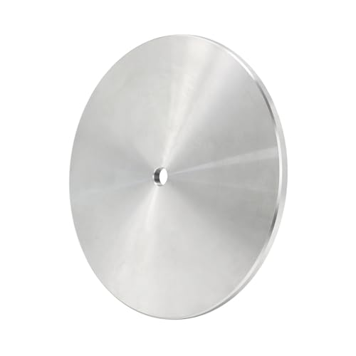 Plaque de base en aluminium 20,3 cm avec tige 1,27 cm pour roue abrasive plate