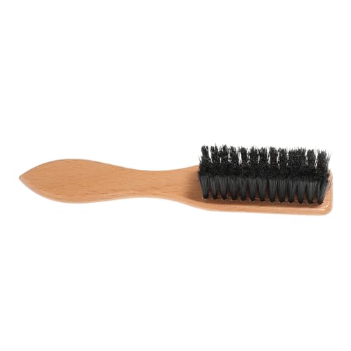 minkissy Praktischer Bartpflege Pinsel Mit Ergonomischem Holzgriff Natürliche Borsten Für Präzises Styling Tragbar Für Die Wert Bartpflege Legen