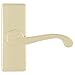 Wright Products VGL025-555, Brass Georgian Style Surface Mount Latch, Gold