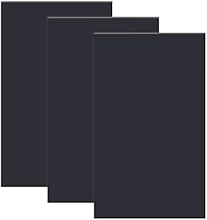 OLYCRAFT 3pcs 15.3x25.5cm Black PVC Foam Board 0.5cm Thick Expanded PVC Sheet Foam Sheets for Displays Signage and Craft Projects