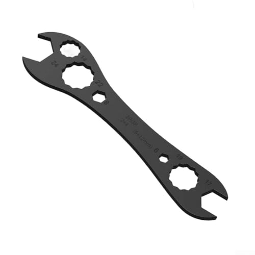 Llave de reparación HVAC para aire acondicionado con 7 cabezales intercambiables, adecuada para uso doméstico, comercial y automotriz (6-24 mm)