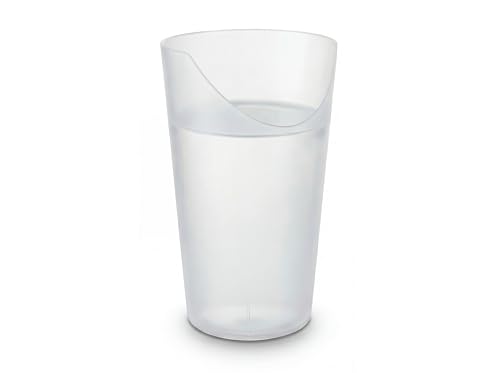 Image of PEPE Mobility Nosey Cups for Adults (x2 Units), Drinking Cut Out Cup, Dysphagia, Hospital Cup, Aids for Elderly