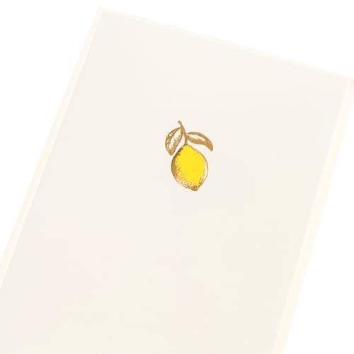 Image of Graphique La Petite Presse Lemon Boxed Notes | Blank Note Cards with Envelopes | 10 Count All Occasion Greeting Card Set | 3.25 x 4.75 Inches | High Quality Thick Paper Stationery with Unique Design