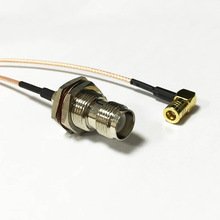 RP-TNC Female male pin Connector Switch SMB Female Right Angle pigtail cable RG178 15CM 6" Adapter Ships Quickly From USA