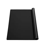 Tapis de protection pour plaque à induction, en Silicone Alimentaire Anti Rayures & Anti Dérapant, Cuisson protégée, Fond de hotte de cuisine (53x61cm)