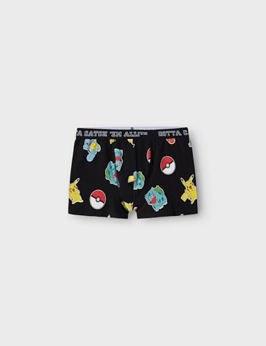 NAME IT Jungen Nkmasgar Pokemon 2p Boxer Noos Sky Nachtwäsche Set, Schwarz, 146-152 EU