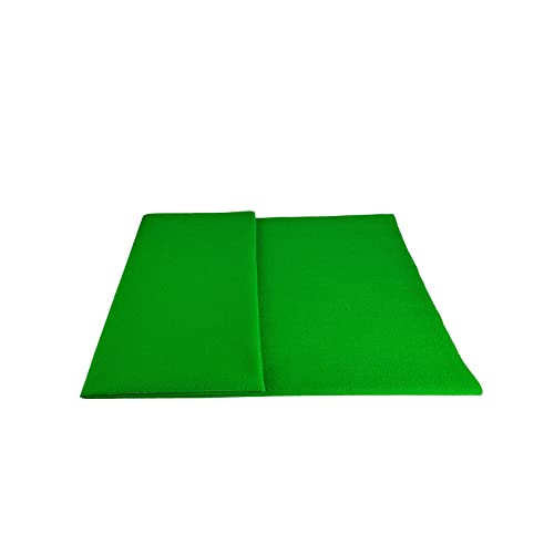 Jtnohx Tissu en feutre, Feutrine de couleur 90x90cm, feuille de feutre doux 1,4 mm d'épaisseur, Feutrine au mètre pour projet d'art et d'artisanat (forêt verte) – vue 4