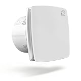 Wentylator Łazienkowy 150 mm Cichy z Czujnikiem Wilgotności i Timerem 12W