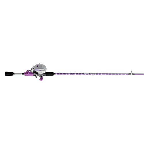 Shakespeare Jellyfish Spincast Reel and Fishing Rod Combo,Purple, 5\'6\" - Medium - 2pc