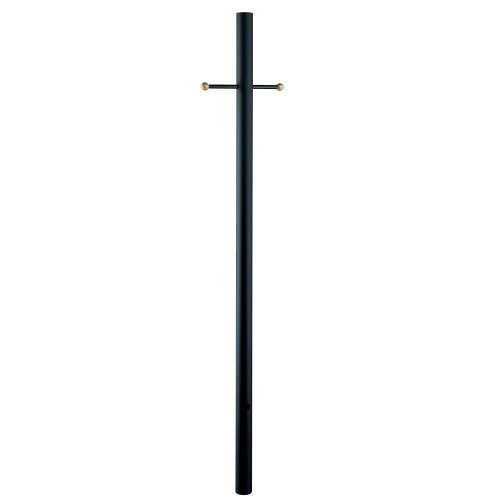 🛒 Crazy Deals Acclaim 96BK Direct-Burial Lamp Posts Collection Smooth Lamp Post with Crossarm, 7', Matte Black