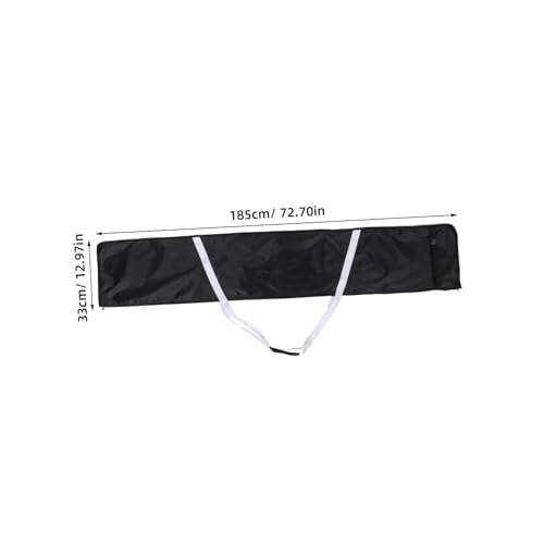 Funda de snowboard de alta resistencia 420D acolchada negra 2