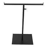 BAZEITFLOW Verstellbarer Handtaschenständer aus Edelstahl mit Kratzschutz für Handtaschen Umhängetaschen Schals für Kleidungsgeschäfte und Heimorganisation