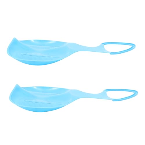 POPETPOP 2pcs Boys and Girls Adults Skiing Board Portable Grass Sand Sleds Durable Winter Fun Accessory