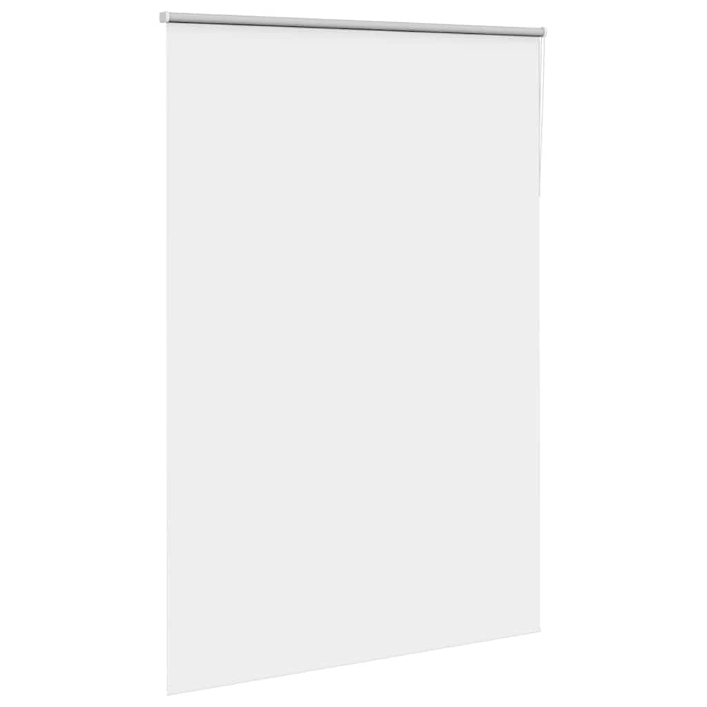 Tenda a rullo oscurante bianco 150x210 cm con tessuto 100% poliestere, montaggio senza trapano o con viti, regolabile con connettore a catena per privacy isolamento termico ufficio casa
