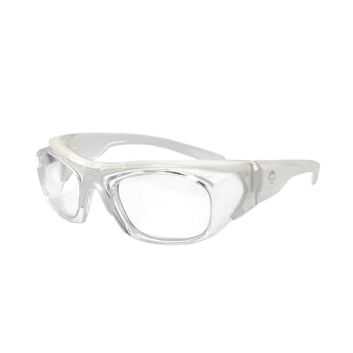 Image of THUNDERSTORM Safety Goggles Eye Protection Anti Pollution Eyewear For Multipurpose Use In Riding Motorcycle Cycling Scratch Resistant UV Protected Safety Glasses for Men & Women (Matte White Frame)