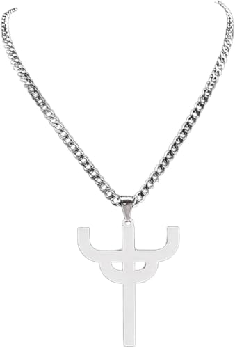 XLTEAM Collier décontracté Pendentif Gothique Judas Prêtre Collier Chaîne Femmes Couleur Argent Saint Pendentif Colliers Bijoux acero inoxidable Bijoux de fête Cadeau d’anniversaire