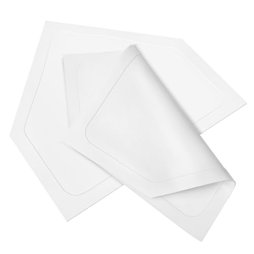 BCOATH 2Pcs Baseball Training Plates Lightweight Durable Home Plates for Practice Material Slip Resistant Surface for Baseball Drills and Games