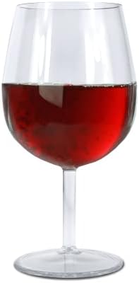 Giant Wine Glass Oversized (40 oz | 1.2L | Acrylic Plastic) - Big Wine Glass that Holds a Bottle of Wine | Wine Glass for Whole Bottle | Huge Full Bottle of Wine Glass