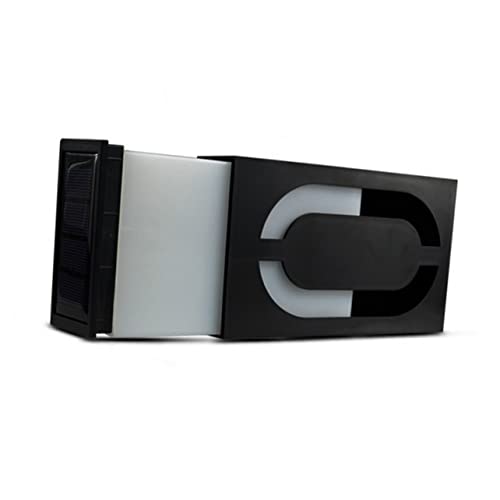 Homoyoyo 6 Adressschild für Häuser Hotel Solar-Hausnummernleuchte Türplatte Maler Embleme Solar-Türschild Solar-Zahlenlicht wasserdicht das Schild Indikator digitale Lichter